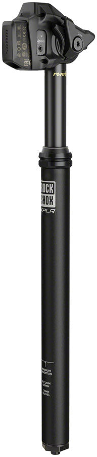 RockShox Reverb AXS XPLR Dropper Seatpost - 27.2mm, 50mm Travel, 350mm Total Length, Black, A2