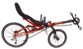 HP Velotechnik Street Machine GTe 30 Speed USS Pearl Orange Recumbent Bike