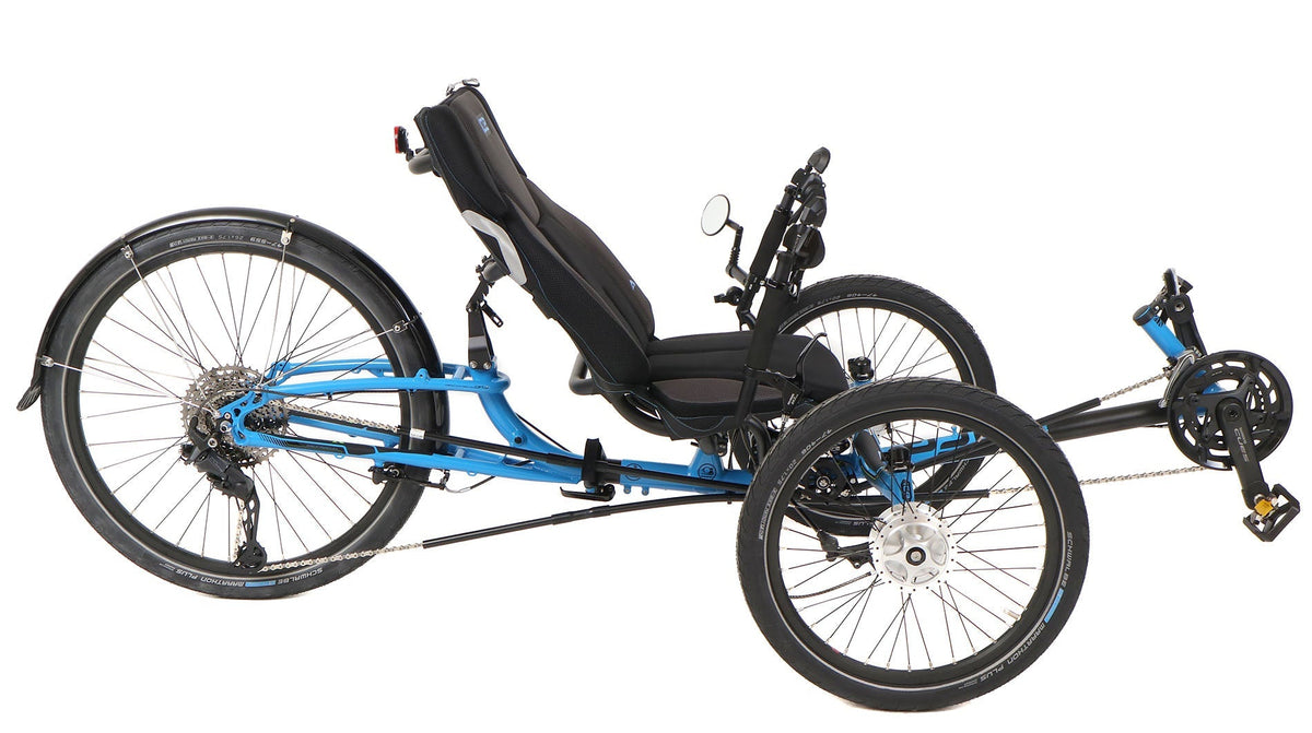 ICE Adventure 26 Compact Blue Recumbent Trike