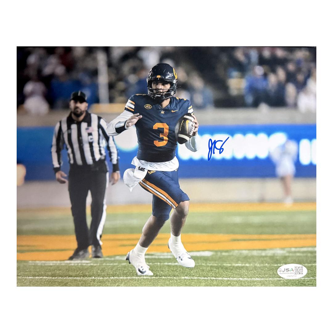 Jaron-Keawe Sagapolutele Signed California Pose 2 Football 8x10 Photo (JSA)