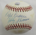 Ralph Branca Bobby Thomson Multi Signed Auto Baseball w/ MLB Hologram