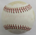 Johnny Pesky, Bobby Doerr, Frank Malzone Multi Signed Auto Baseball B171