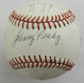 Johnny Pesky, Frank Malzone + Multi Signed Auto Baseball B172