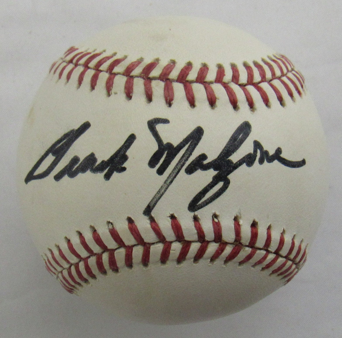 Frank Malzone Signed Auto Baseball B172