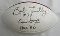 Bob Lilly Signed Auto Wilson Football JSA CM07434