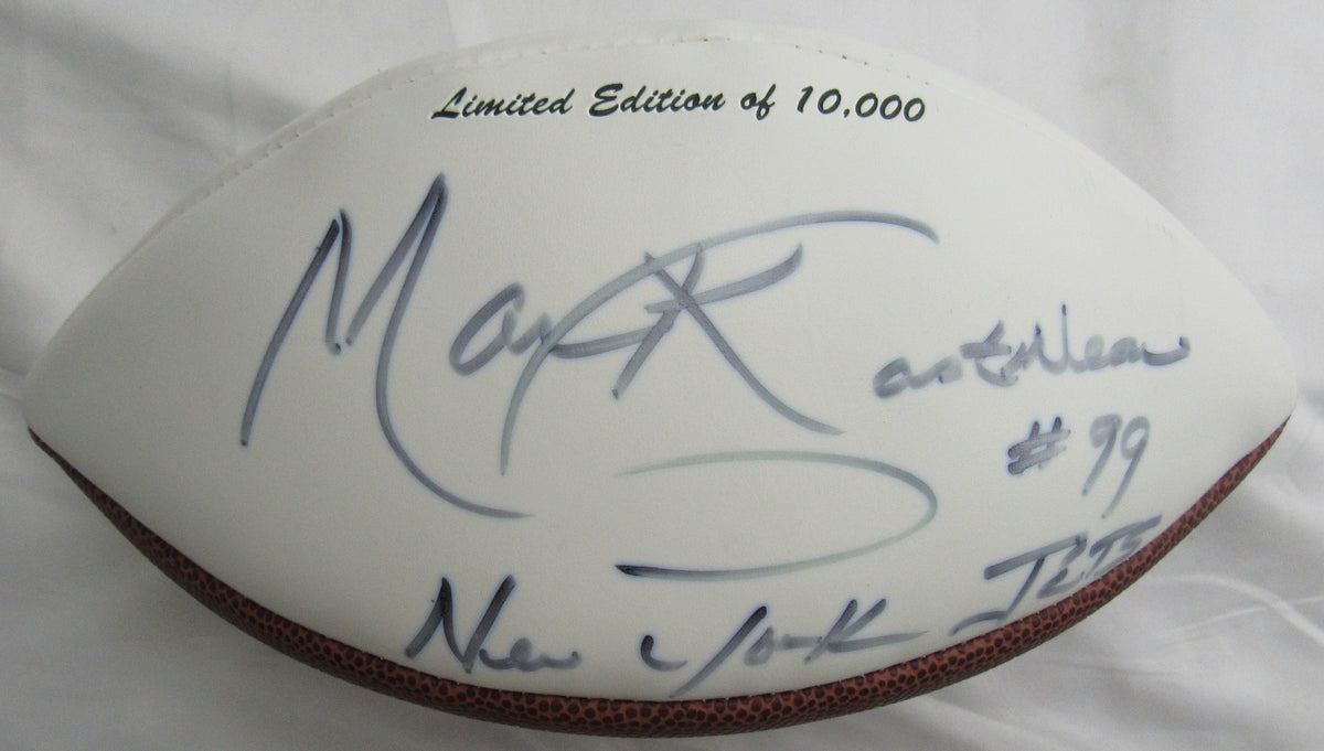 Mark Gastineau Signed Auto Jets Football JSA CM07443