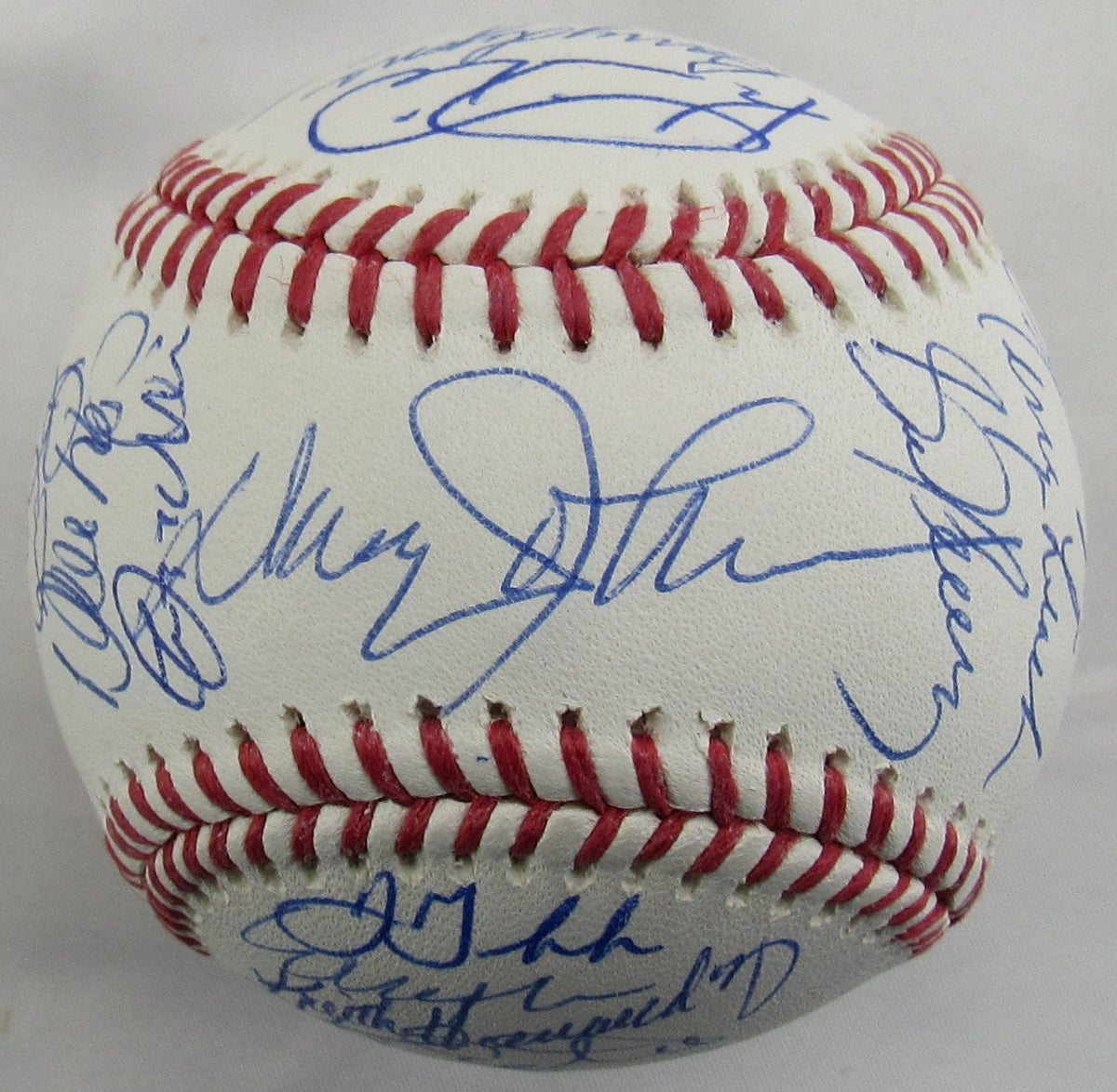 1986 World Series Champion New York Mets Signed Auto Rawlings 1986 World Series Baseball JSA ZZ10212