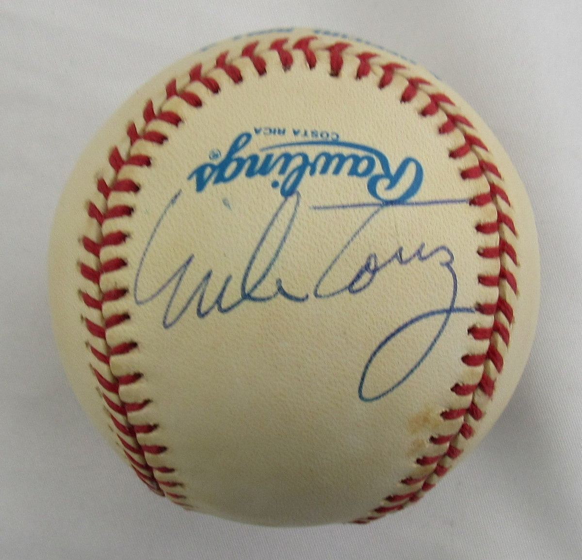 Mike Torrez and Jim Leyrtiz Signed Auto Rawlings Baseball