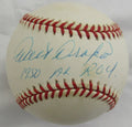 Walt Dropo Signed Auto Rawlings Baseball B162