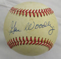 Gene Woodling Signed Rawlings Baseball JSA B19083