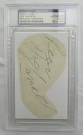 Joe Namath Cut Signed Auto PSA/DNA Encapsulated XVII