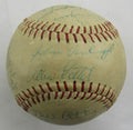 Mel Ott Augie Galan Len Attyd +16 Signed Auto Baseball PSA/DNA LOA S09585