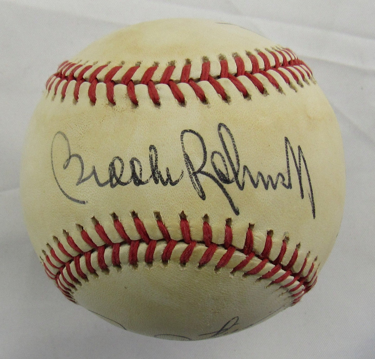 Brooks Robinson Harmon Killebrew Al Kaline + 1 Signed Rawlings Baseball JSA CL29226