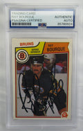 1983 O-Pee-Chee Ray Bourque Signed Auto PSA/DNA Encapsulated Hockey Card