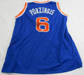 Kristaps Porzingis Signed Auto Knicks Basketball Jersey JSA WP054206