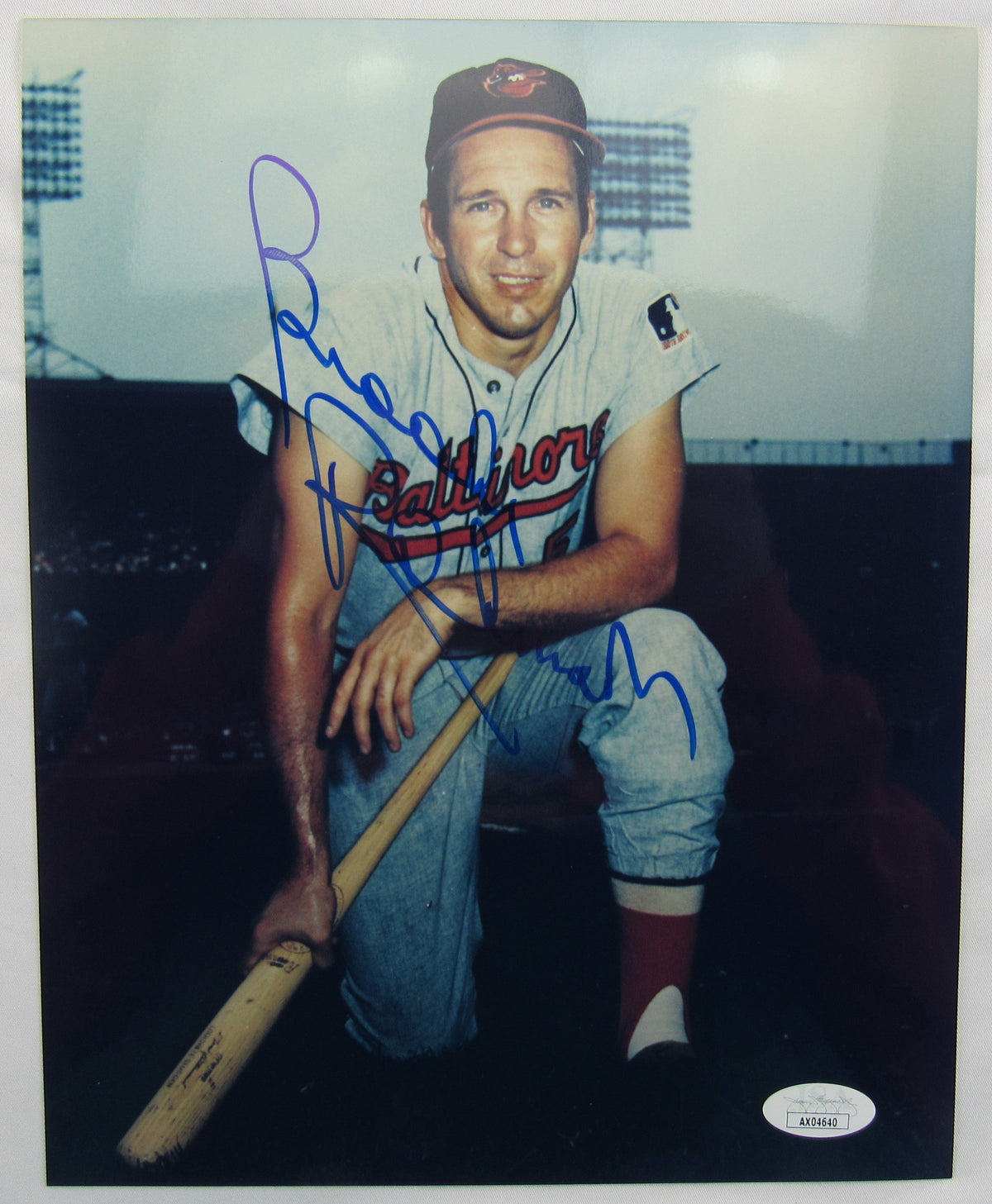 Brooks Robinson Signed 8x10 Photo JSA AX04640