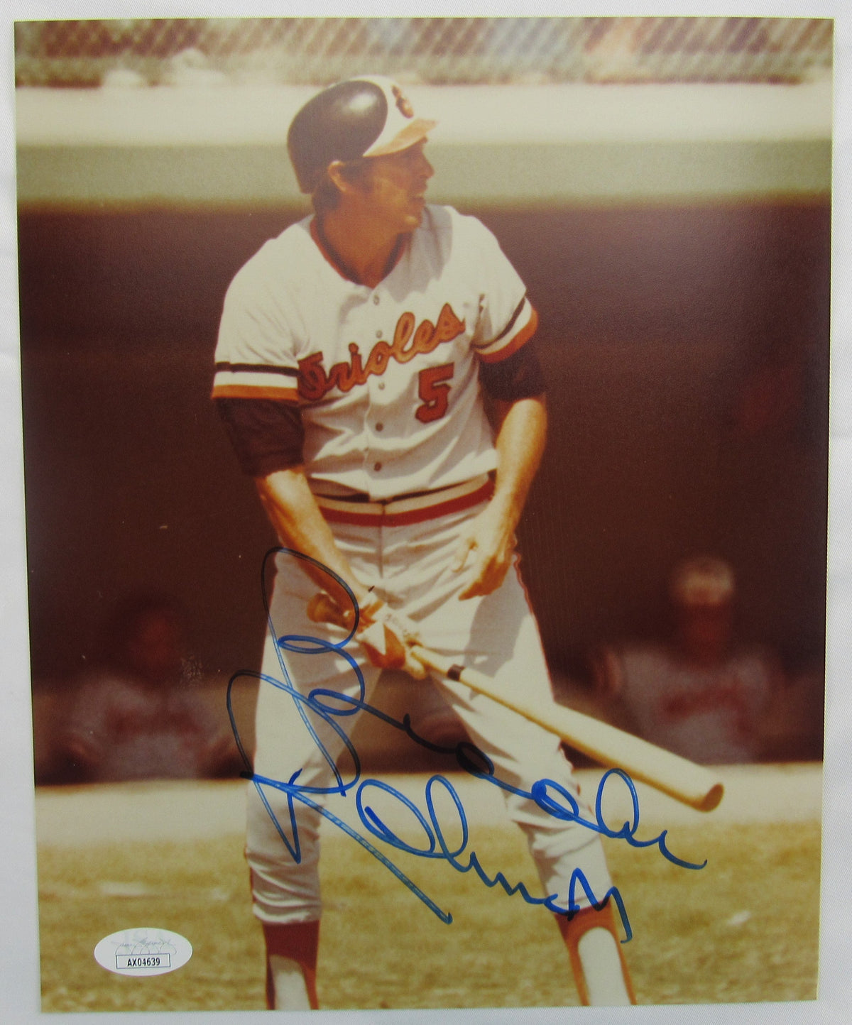 Brooks Robinson Signed 8x10 Photo JSA AX04639