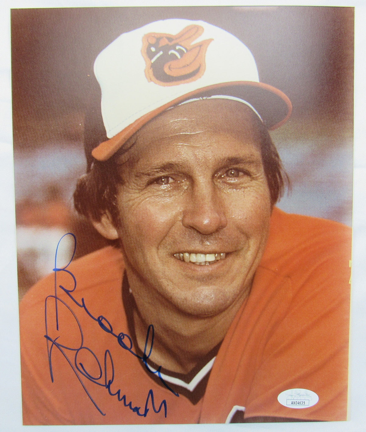 Brooks Robinson Signed 8x10 Photo JSA AX04635