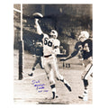 Dante Gluefingers Lavelli Signed HOF 1975 Inscription Cleveland Pose 3 Football 16x20 Photo (JSA)