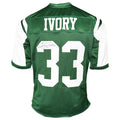 Chris Ivory Signed New York Green Football Jersey (JSA)