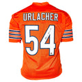 Brian Urlacher Signed Chicago Orange Football Jersey (Beckett)