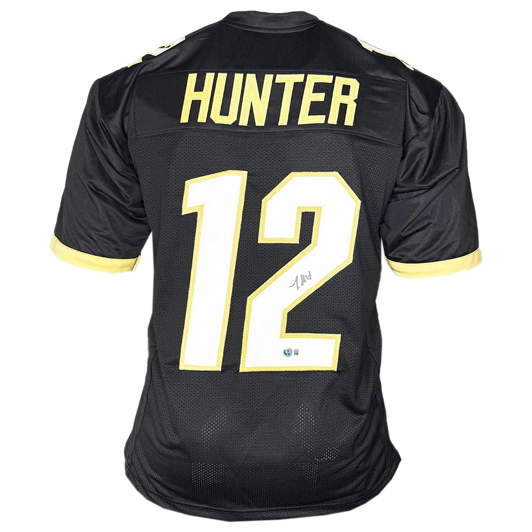 Travis Hunter Signed Colorado College Black Football Jersey (Beckett)
