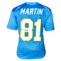 Tony Martin Signed San Diego Light Blue Football Jersey (JSA)