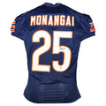 Kyle Monangai Signed Chicago Navy Game Style Football Jersey (PSA)
