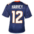 RJ Harvey Signed Denver Navy Football Jersey (JSA)