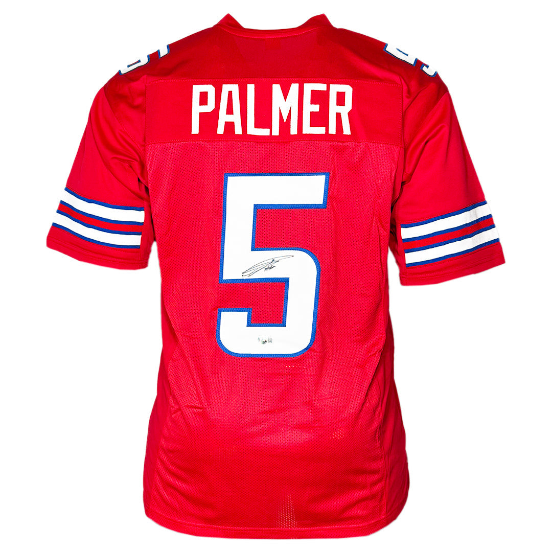 Josh Palmer Signed Buffalo Red Football Jersey (Beckett)