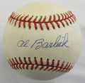Al Barlick Signed Auto Rawlings Baseball JSA CC45921