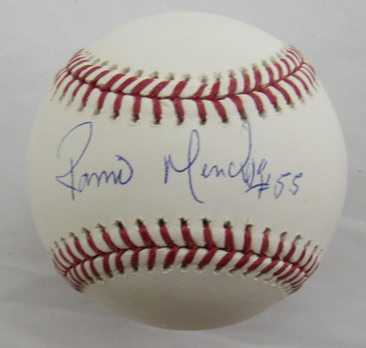 Ramiro Mendoza Signed Auto Rawlings Baseball B161