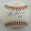 Cliff Johnson Signed Auto Rawlings Baseball B164
