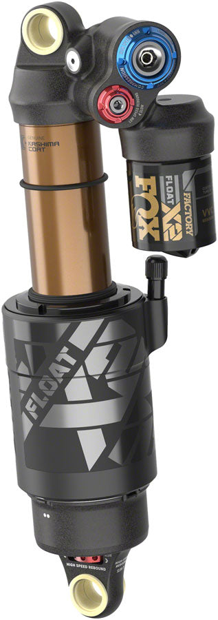 FOX FLOAT X2 Factory Rear Shock - Standard, 9.5 x 3", H/LSC, H/LSR, Kashima Coat