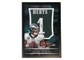 Jalen Hurts Signed Philadelphia Green Framed Jersey 39x27 (JSA)