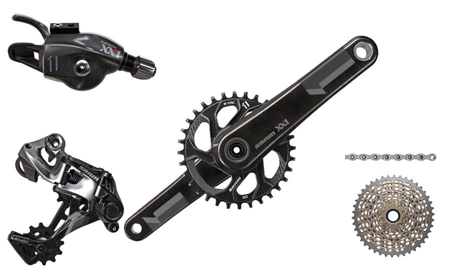 SRAM XX1 (2016 Kit-In-A-Box Trigger Shift BB30 175mm 168Q 32 Tooth Direct Mount Chainring No Brakes No Bottom Bracket)