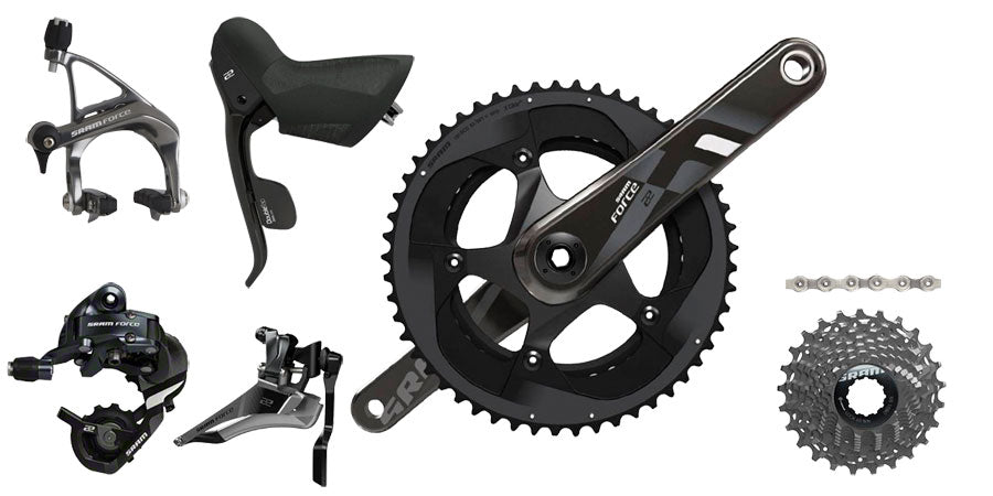 SRAM Force 22 (BB30 175mm 34/50 11-28 Kit-In-A-Box BB Not included)