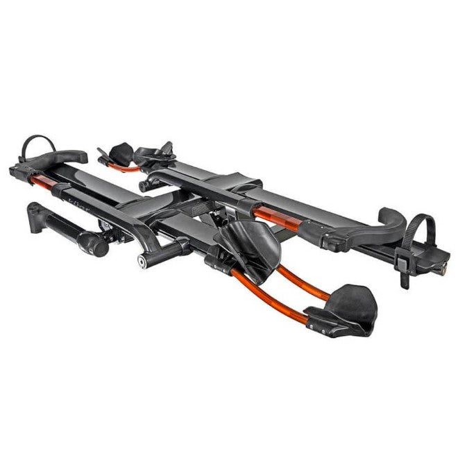 Kuat NV 2.0 Gray-Orange Anodized 2 Bike Hitch Rack Fits 1.25 inch Receiver