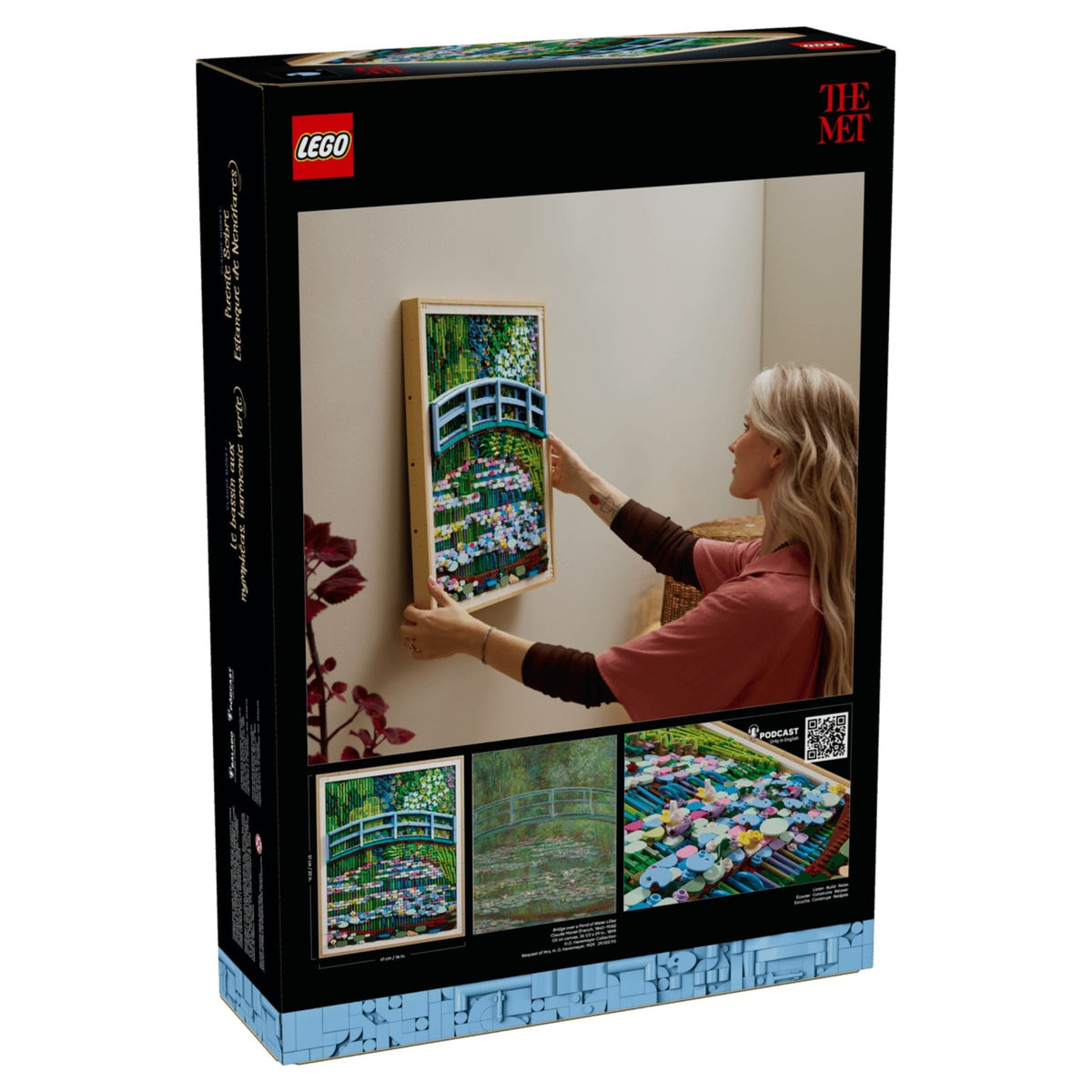 LEGO ART Claude Monet Bridge Over a Pond of Water Lilies