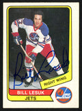 Bill Lesuk Autographed 1976-77 WHA O-Pee-Chee Card #121 Winnipeg Jets SKU #151728