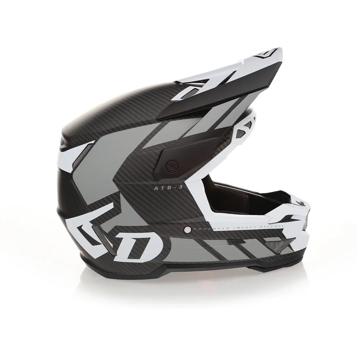 6D Helmets ATB-3 LS Full Face Helmet - Matte White (Matte White / Medium)
