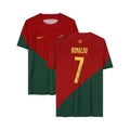 Fanatics Authentic Cristiano Ronaldo Autographed 2022/23 Portugal Red/Green Nike Jersey