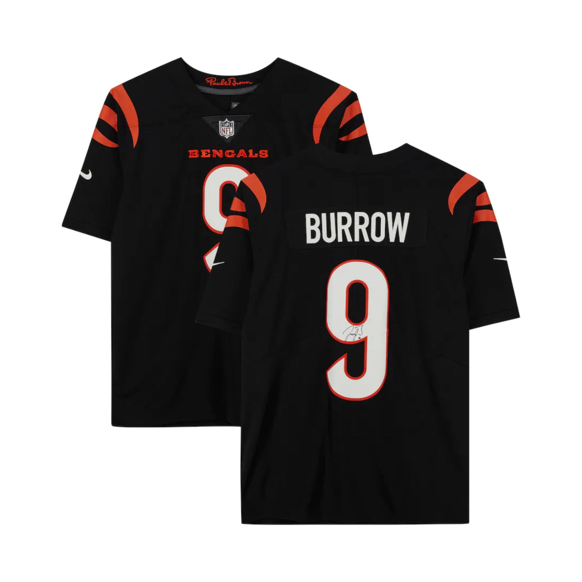 Fanatics Authentic Joe Burrow Autographed Cincinnati Bengals Nike Black Vapor Limited Jersey