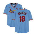 Fanatics Authentic Jordan Walker Autographed St. Louis Cardinals Light Blue Cooperstown Replica Jersey