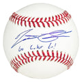 Matt Shaw Signed Go Cubs Go! Inscription Rawlings Official Major League Baseball (Fanatics)