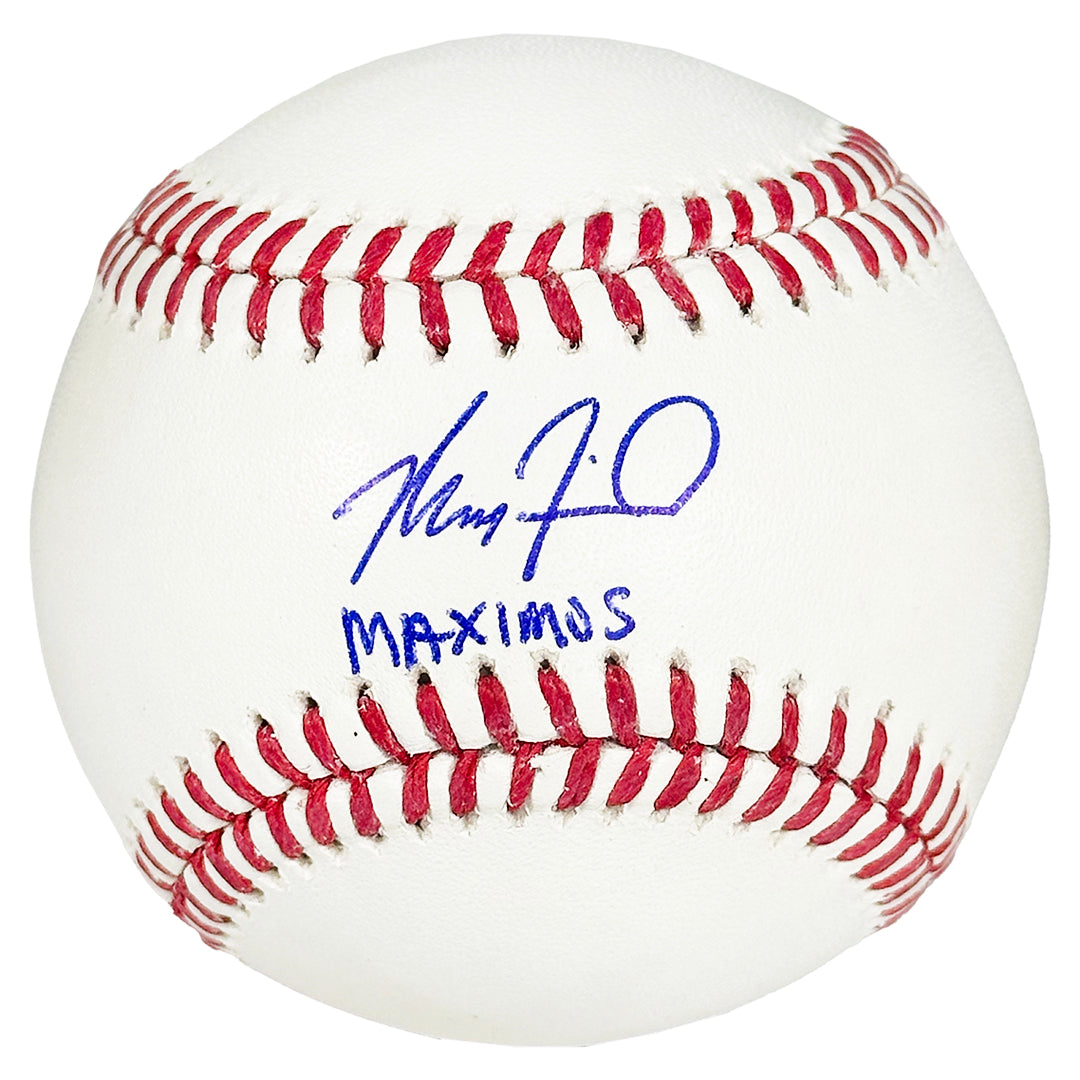 Max Fried Signed Maximos Inscription Rawlings Official Major League Baseball (Fanatics/MLB)