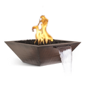 The Outdoor Plus Maya Fire & Water Bowl - Hammered Copper (24" / Match Lit with Flame Sense Ignition (LC Certified))