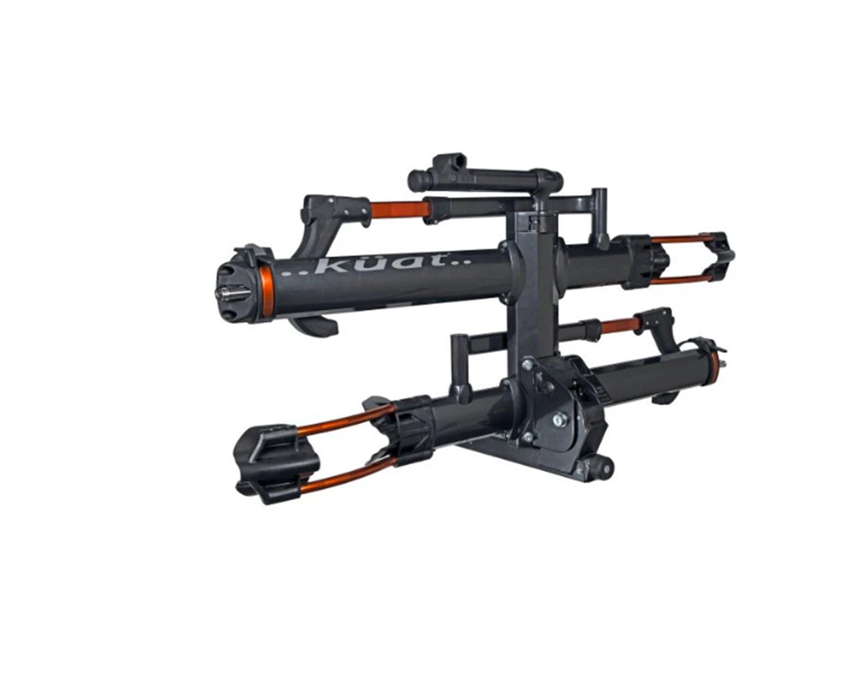 Kuat NV 2.0 Hitch Bike Rack (2-Bike 1-1/4" Receiver Metallic Gray/Orange)
