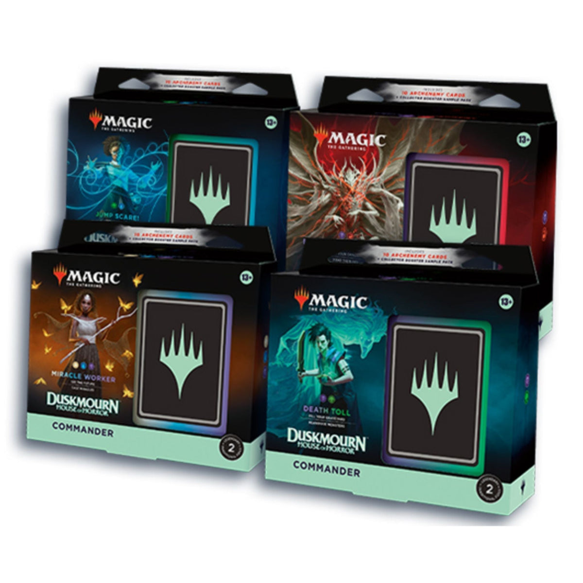 Magic The Gathering Duskmourn Commander Deck Set (4 Decks)
