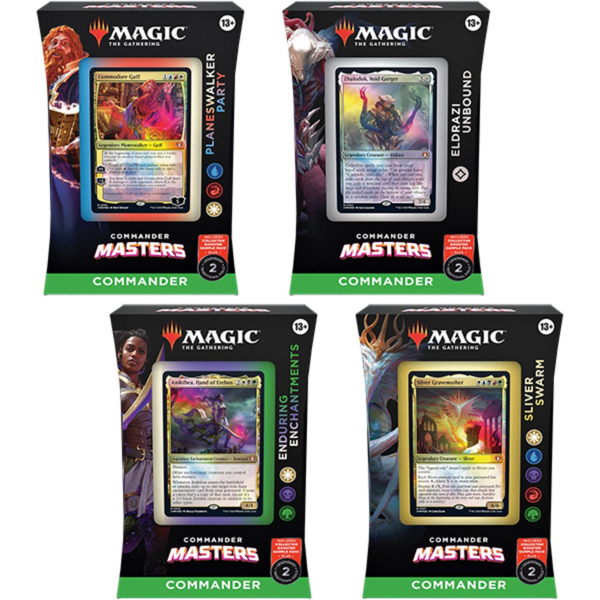Magic The Gathering Commander Masters Commander Deck (4 Decks)